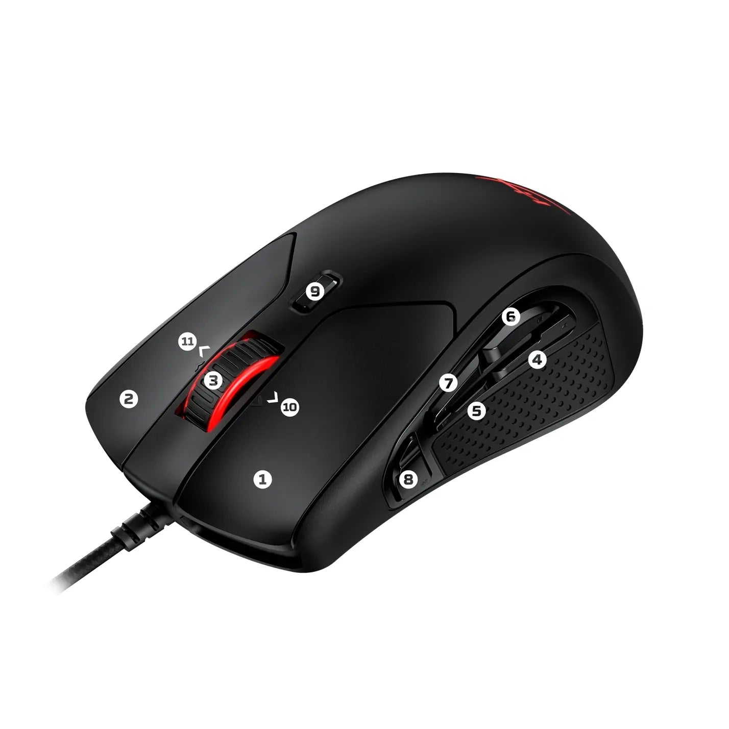 HyperX Pulsefire Raid – 11-Button Programmable Gaming Mouse