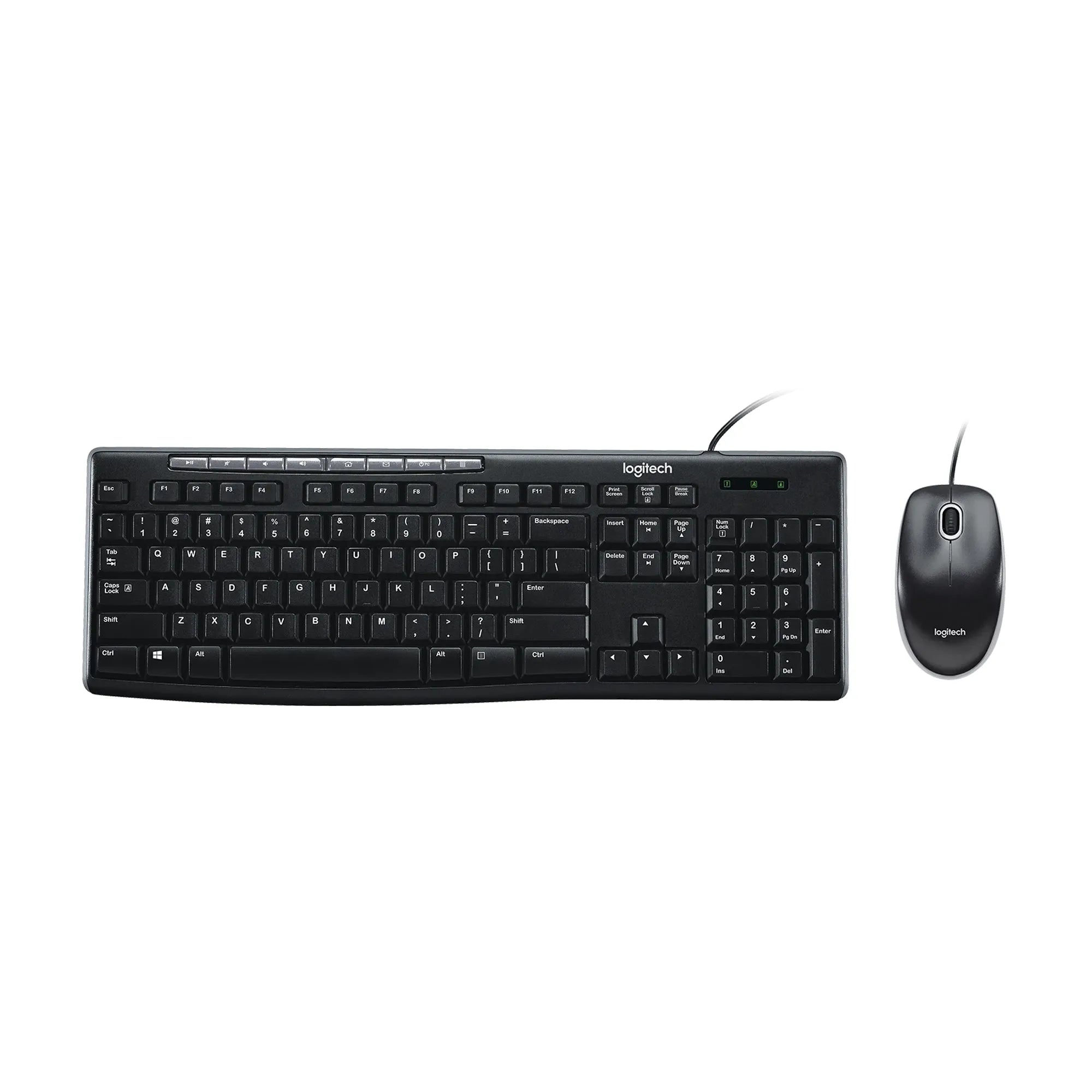 MK120 Media Corded Keyboard & Mouse Combo