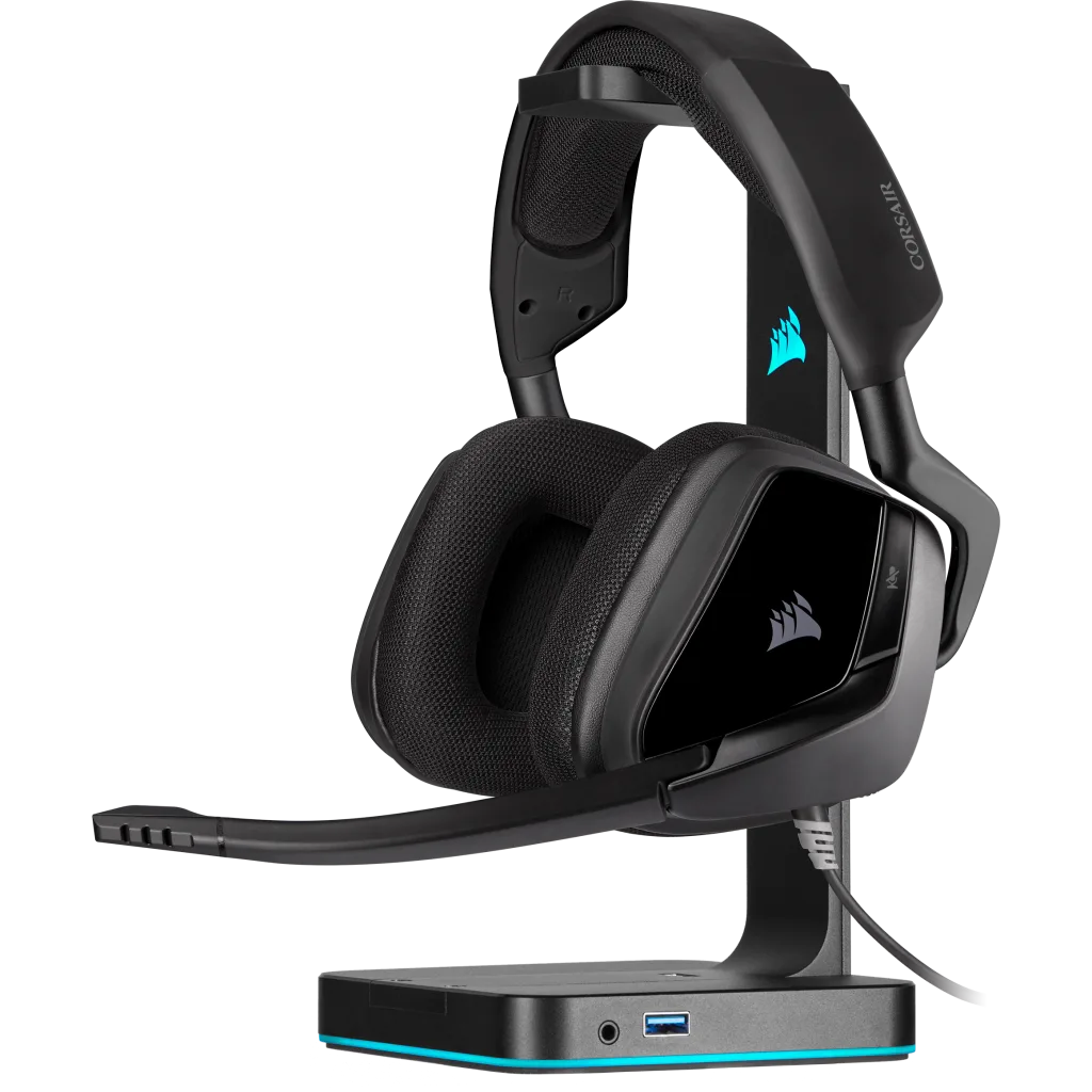 ST100 RGB Premium Headset Stand with 7.1 Surround Sound