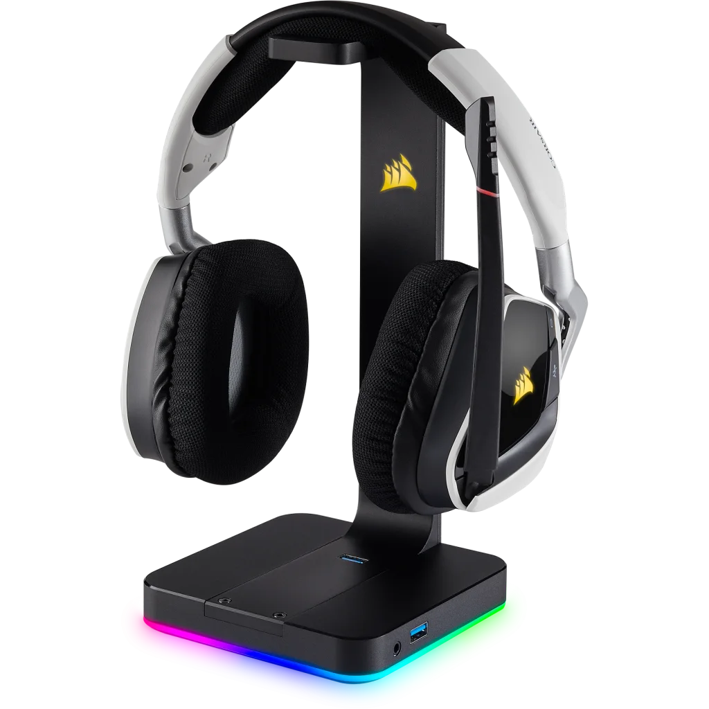 ST100 RGB Premium Headset Stand with 7.1 Surround Sound