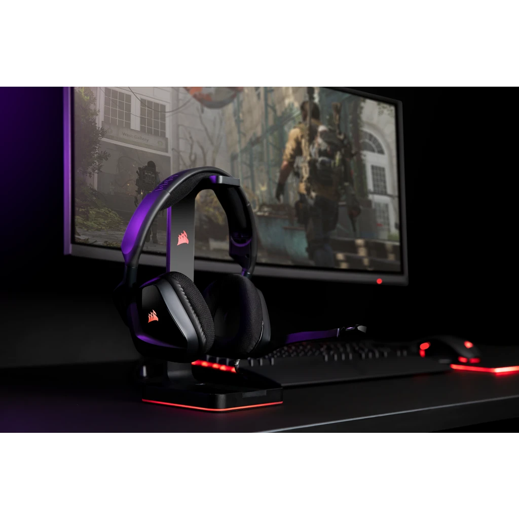 ST100 RGB Premium Headset Stand with 7.1 Surround Sound