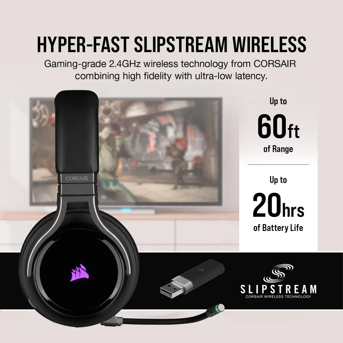 Virtuoso RGB Wireless High-Fidelity Gaming Headset (AP)