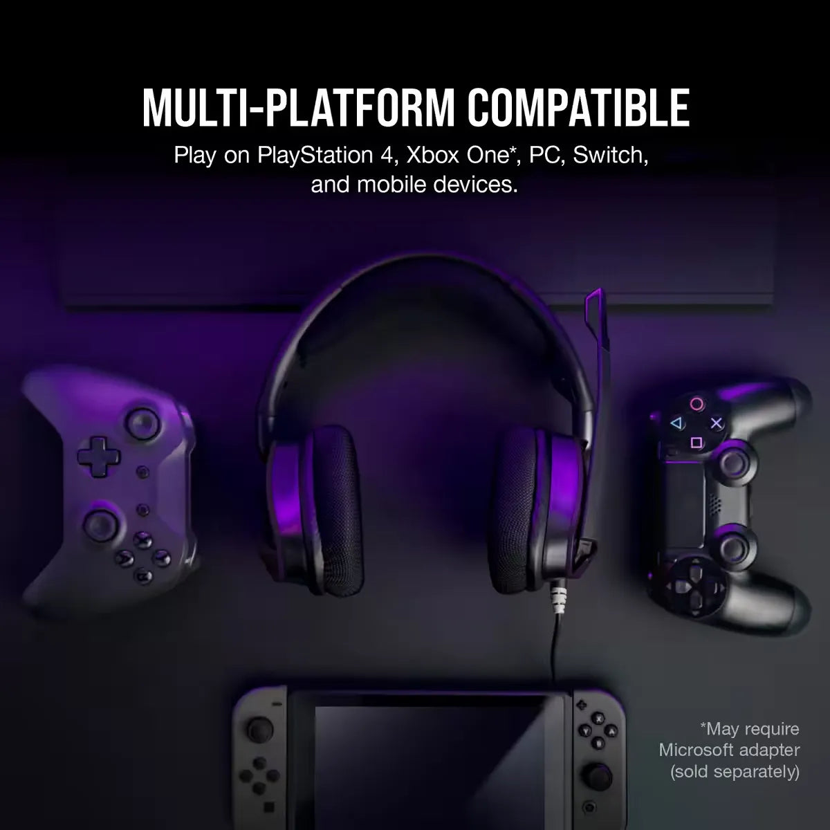 Void Elite Surround Premium Gaming Headset with 7.1 Surround Sound (AP)