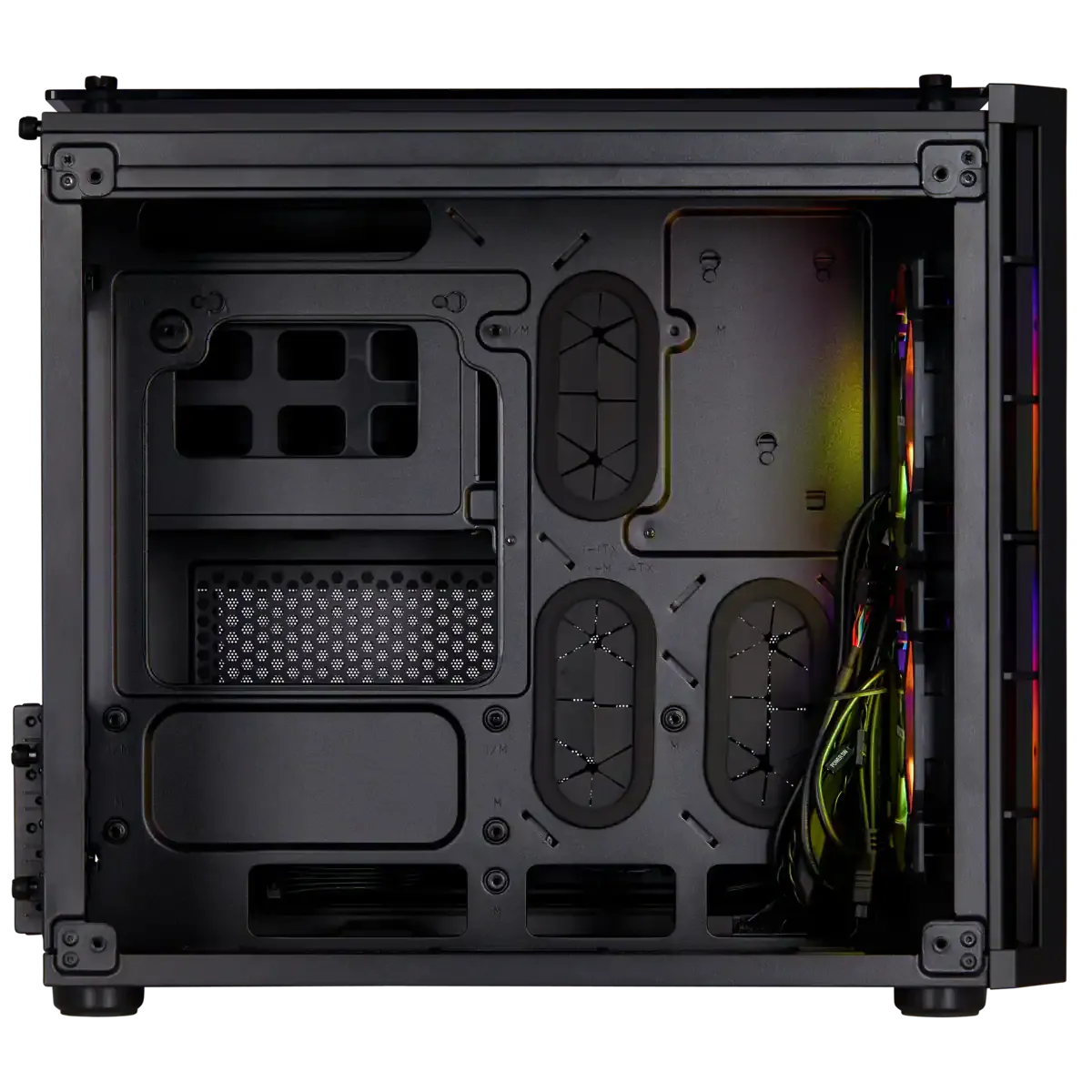 Crystal Series 280X RGB Tempered Glass Micro ATX Case