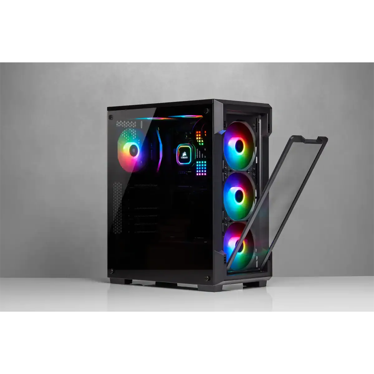 iCUE 220T RGB Airflow Tempered Glass Mid-Tower Smart Case