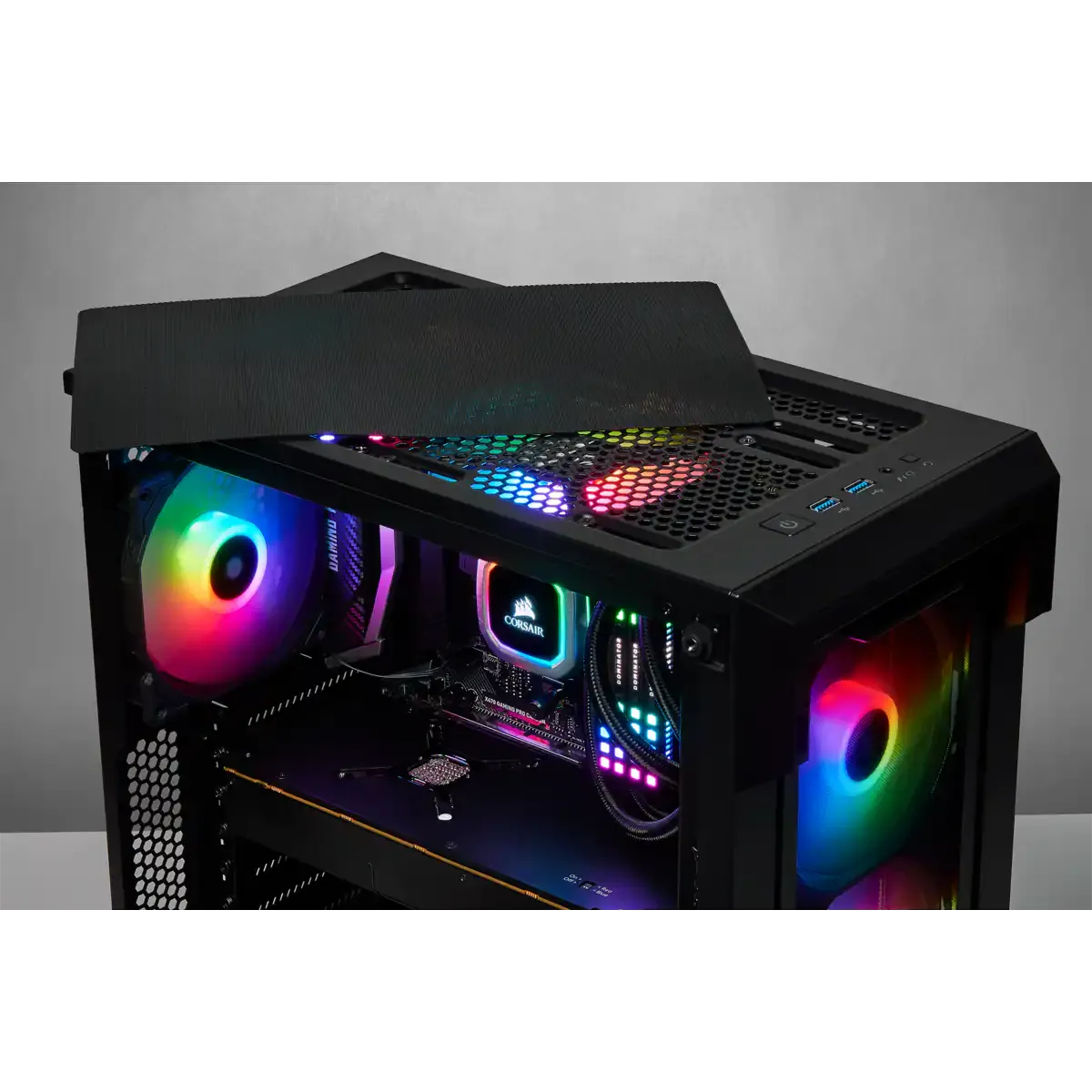 iCUE 220T RGB Airflow Tempered Glass Mid-Tower Smart Case