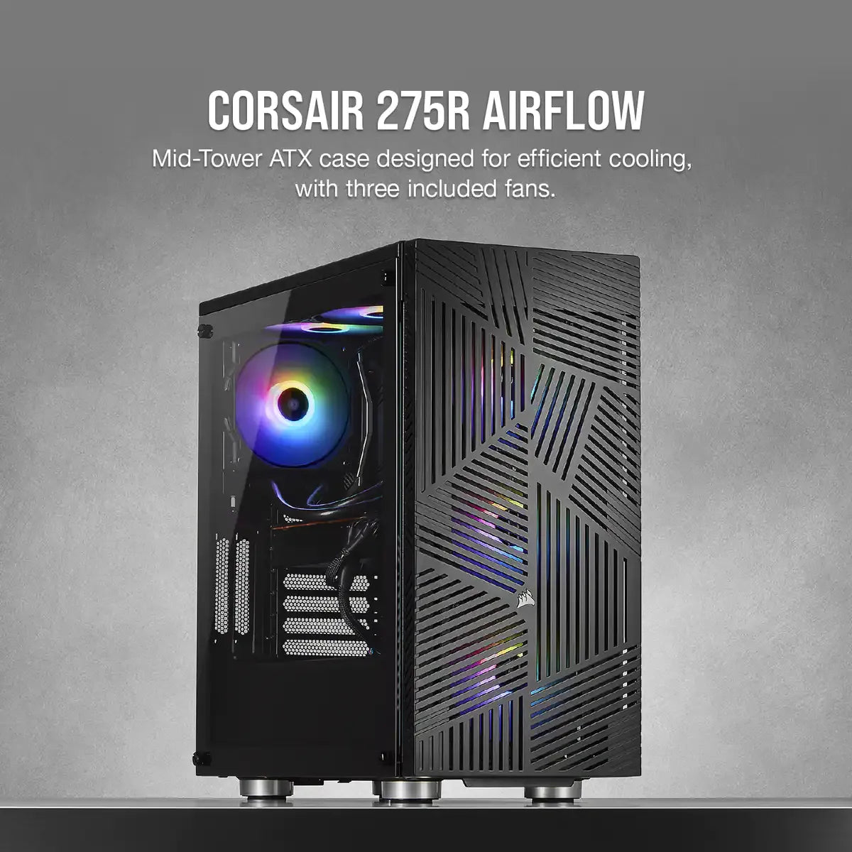 275R Airflow Tempered Glass Mid-Tower Gaming Case