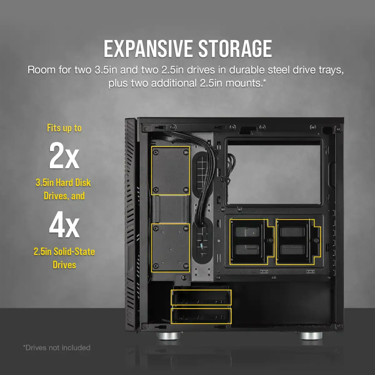 275R Airflow Tempered Glass Mid-Tower Gaming Case