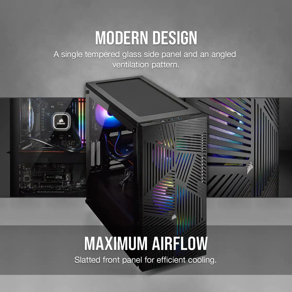 275R Airflow Tempered Glass Mid-Tower Gaming Case