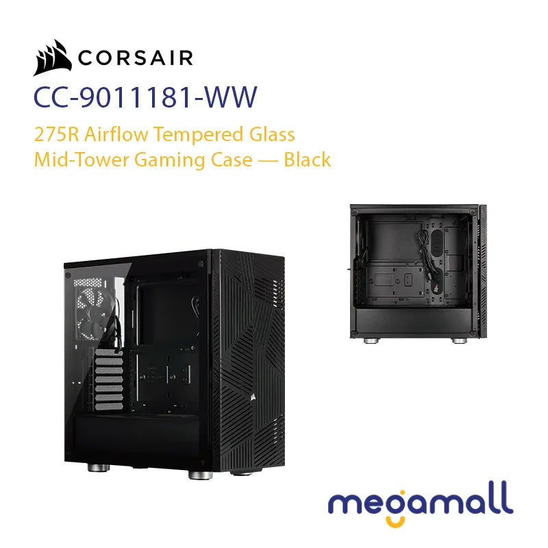 275R Airflow Tempered Glass Mid-Tower Gaming Case