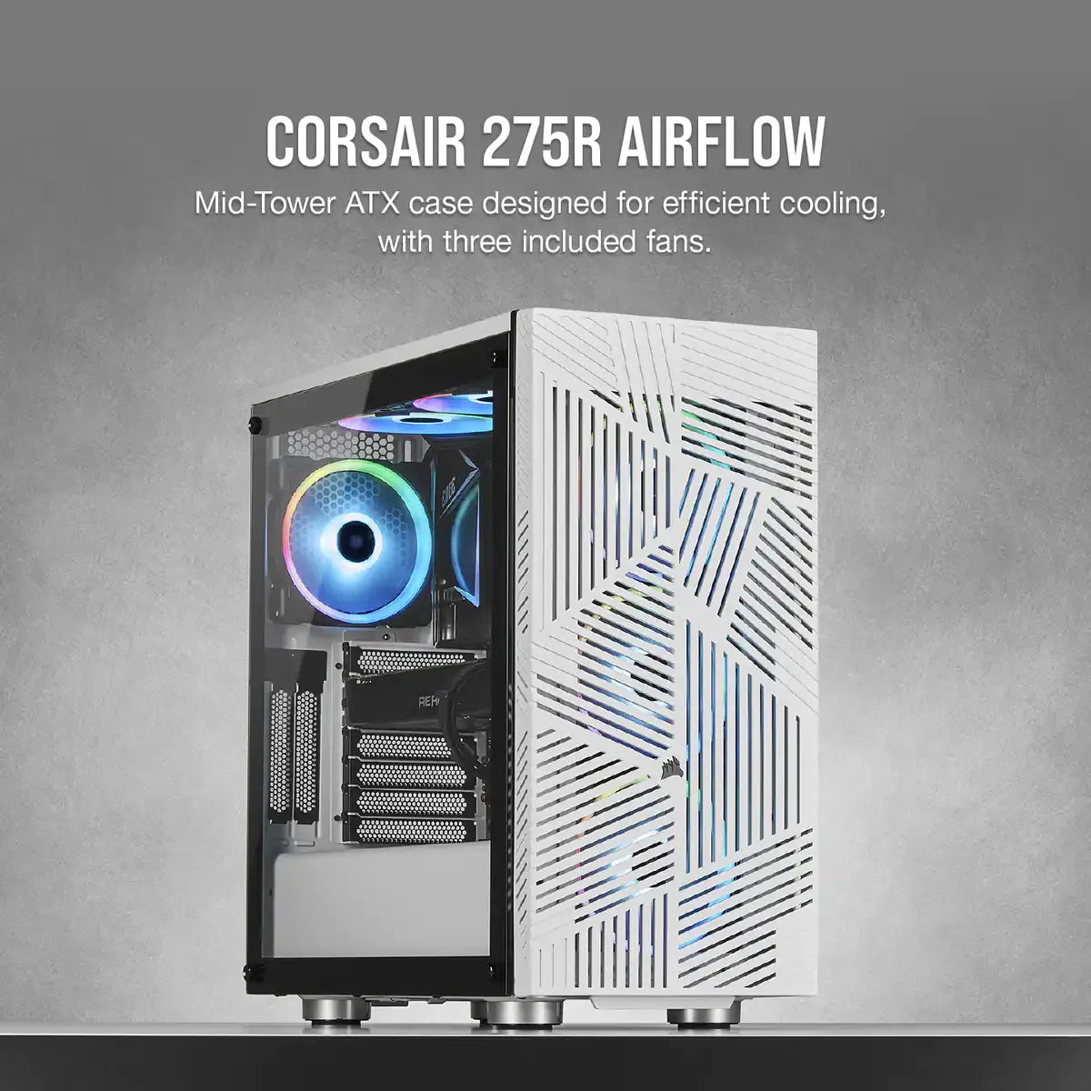 275R Airflow Tempered Glass Mid-Tower Gaming Case