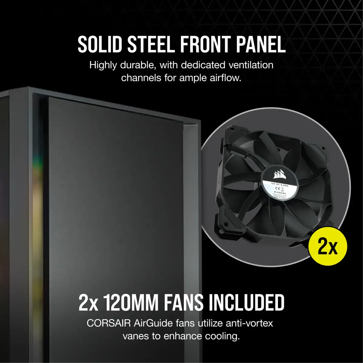 4000D Tempered Glass Mid-Tower ATX Case