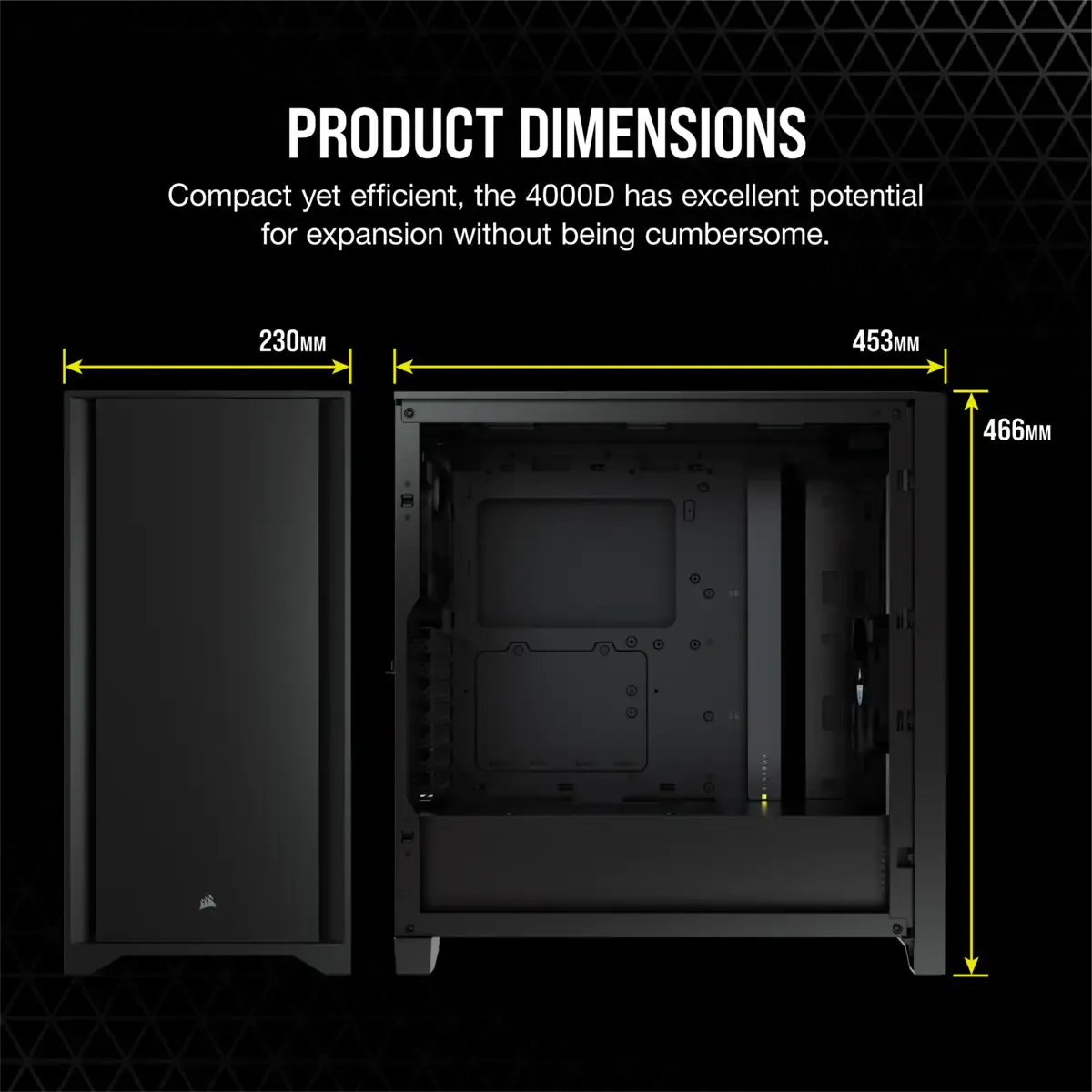 4000D Tempered Glass Mid-Tower ATX Case