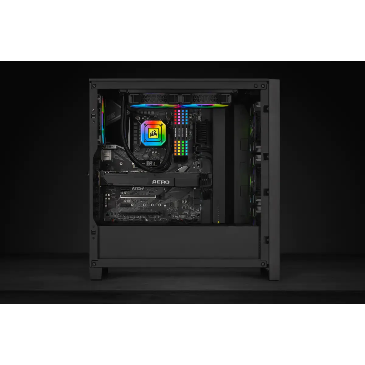 4000D Airflow Tempered Glass Mid-Tower ATX Case