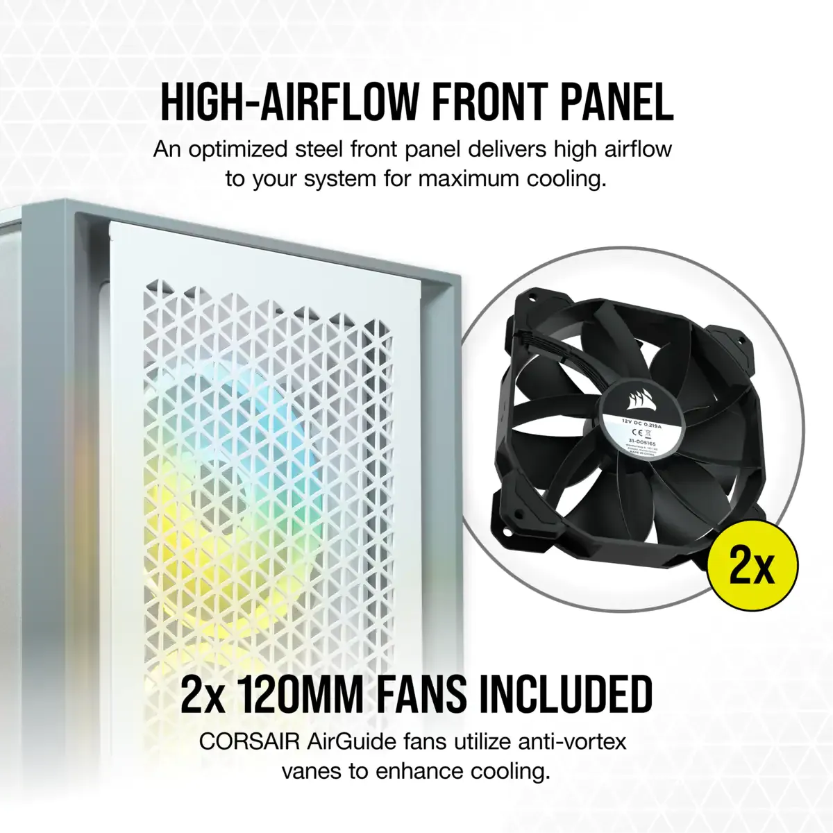 4000D Airflow Tempered Glass Mid-Tower ATX Case