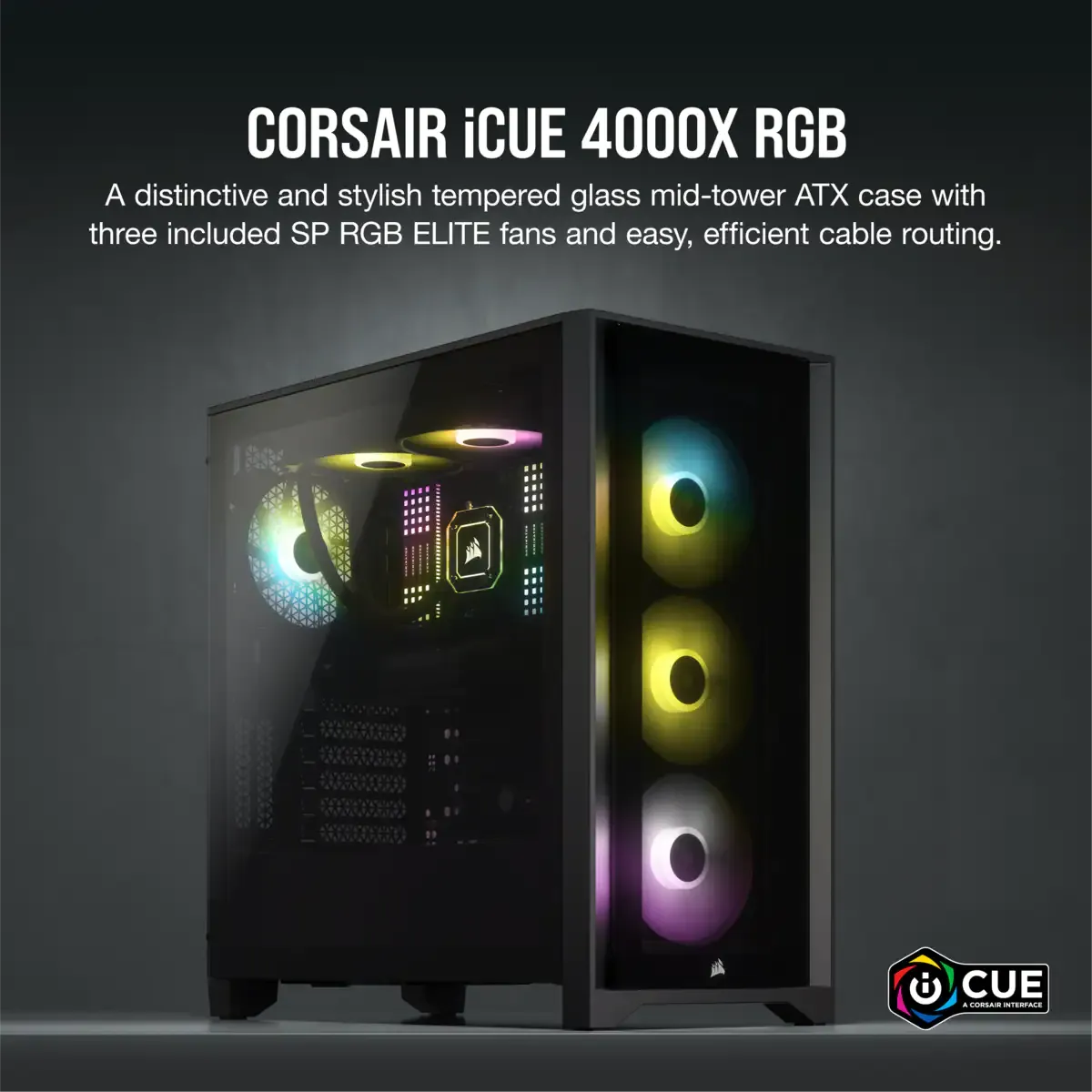 iCUE 4000X RGB Tempered Glass Mid-Tower ATX Case