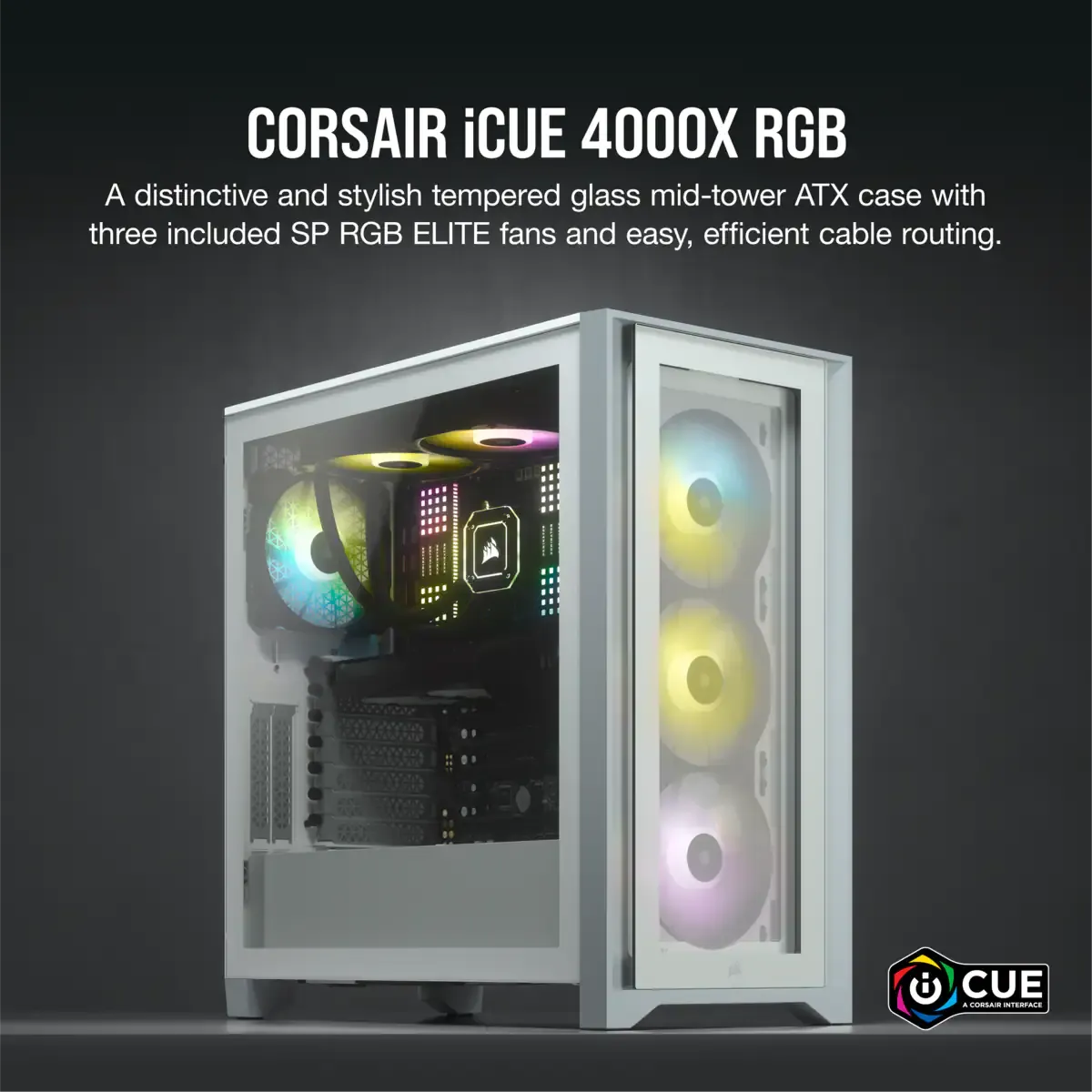 iCUE 4000X RGB Tempered Glass Mid-Tower ATX Case