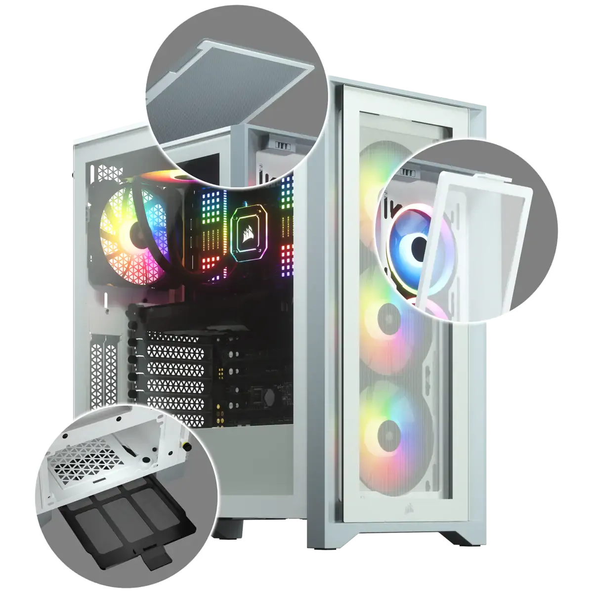 iCUE 4000X RGB Tempered Glass Mid-Tower ATX Case