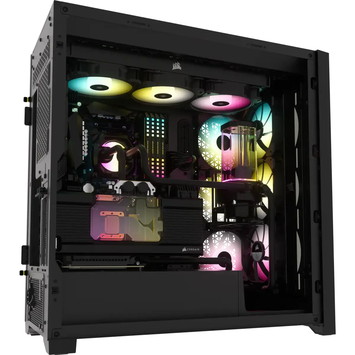 iCUE 5000X RGB Tempered Glass Mid-Tower ATX PC Smart Case