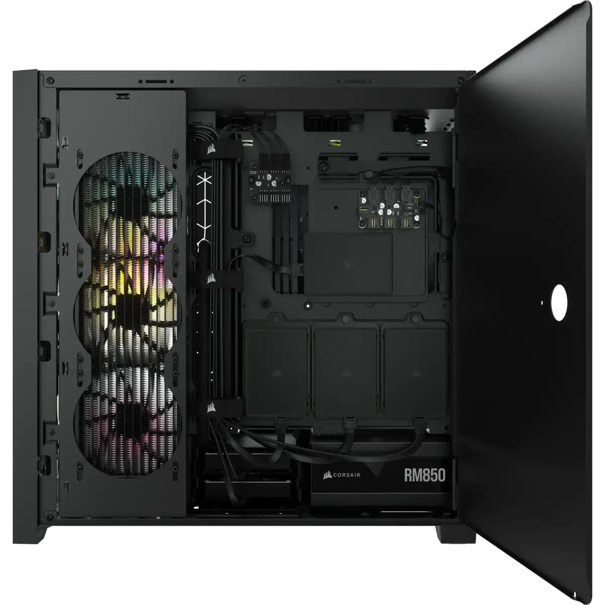 iCUE 5000X RGB Tempered Glass Mid-Tower ATX PC Smart Case