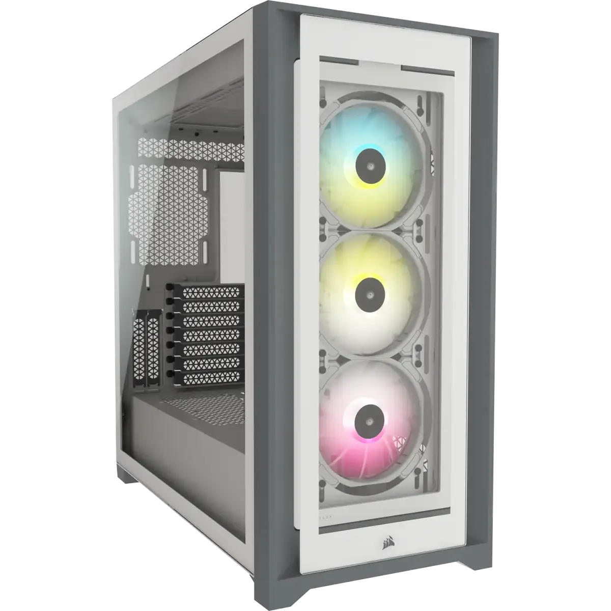 iCUE 5000X RGB Tempered Glass Mid-Tower ATX PC Smart Case