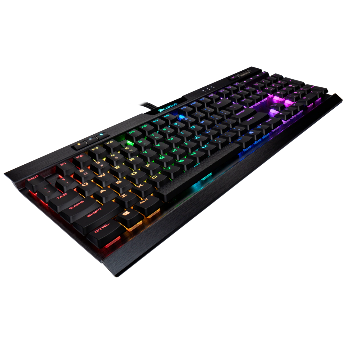 K70 RGB MK.2 Low Profile Mechanical Gaming Keyboard - CHERRY® MX Low Profile Red