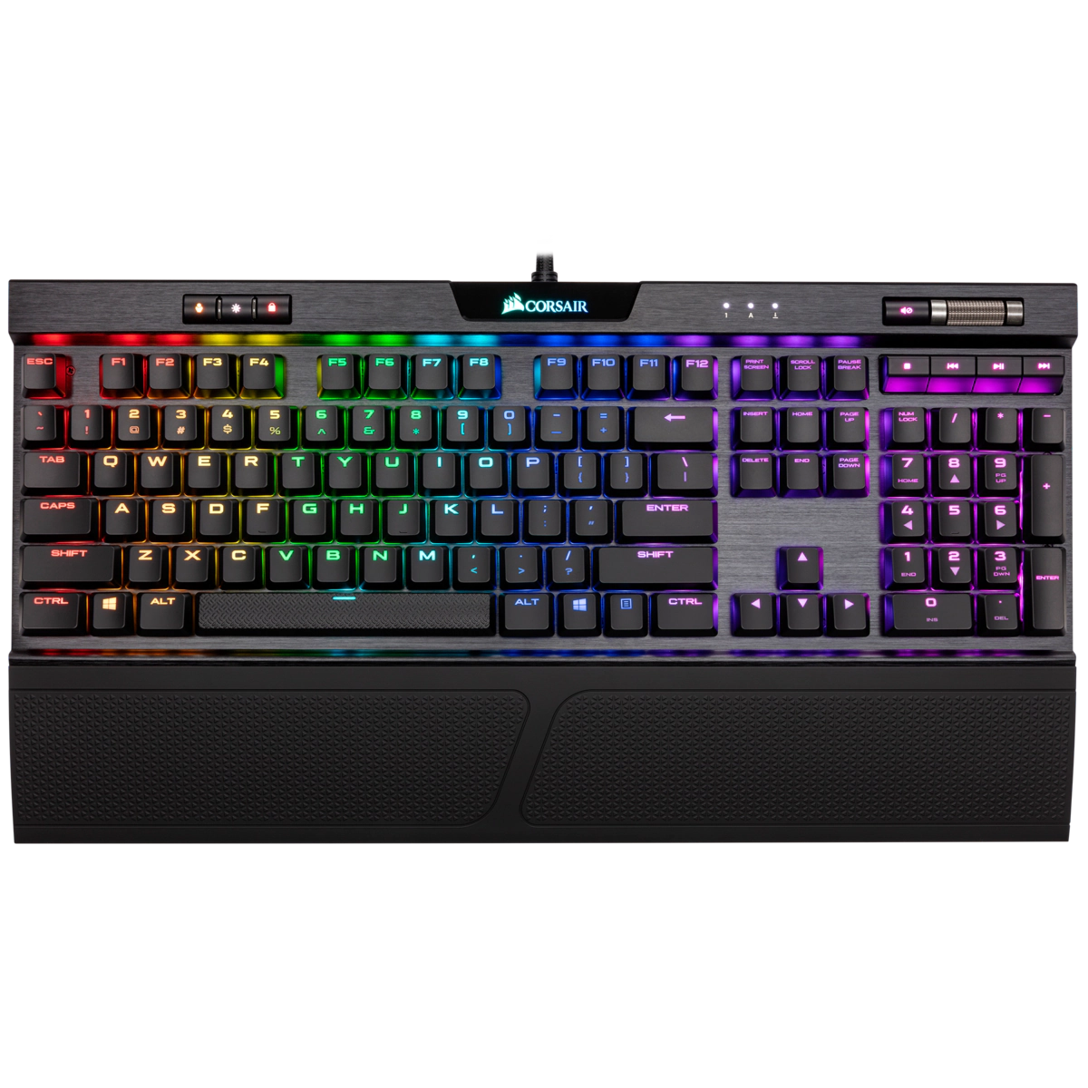 K70 RGB MK.2 Low Profile Mechanical Gaming Keyboard - CHERRY® MX Low Profile Red