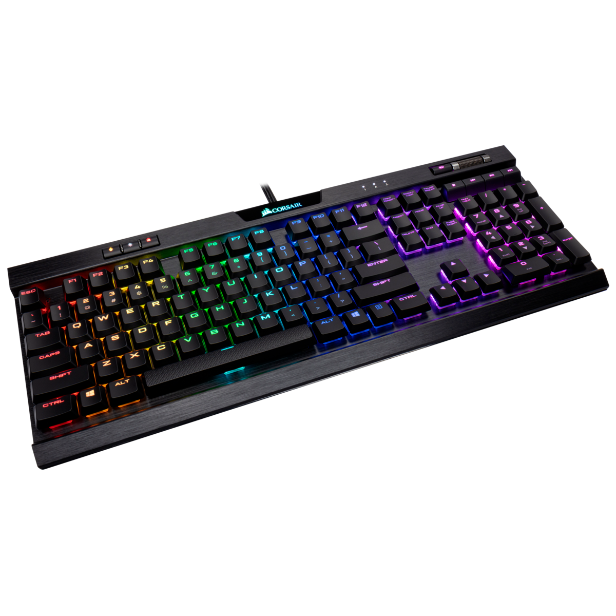 K70 RGB MK.2 Low Profile Mechanical Gaming Keyboard - CHERRY® MX Low Profile Red