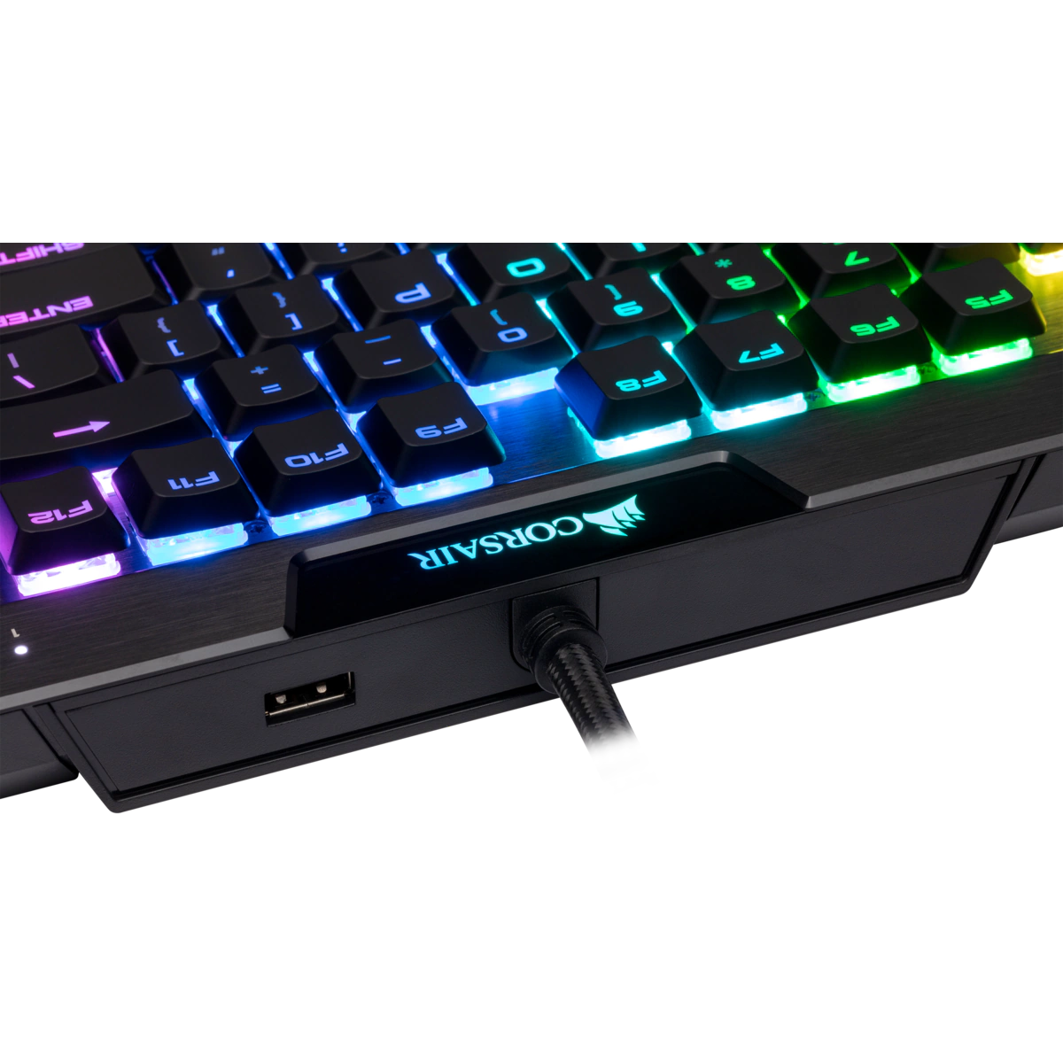 K70 RGB MK.2 Low Profile Mechanical Gaming Keyboard - CHERRY® MX Low Profile Red