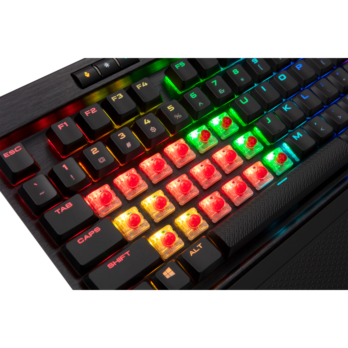 K70 RGB MK.2 Low Profile Mechanical Gaming Keyboard - CHERRY® MX Low Profile Red