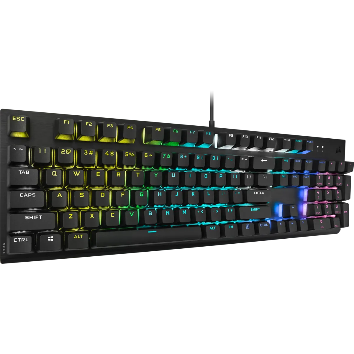 K60 RGB PRO SE Mechanical Gaming Keyboard - 100% CHERRY MV Mechanical Keyswitches - Black