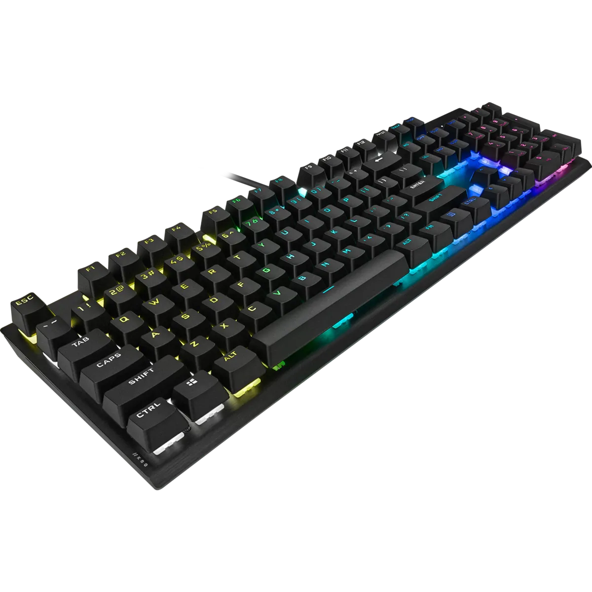 K60 RGB PRO SE Mechanical Gaming Keyboard - 100% CHERRY MV Mechanical Keyswitches - Black