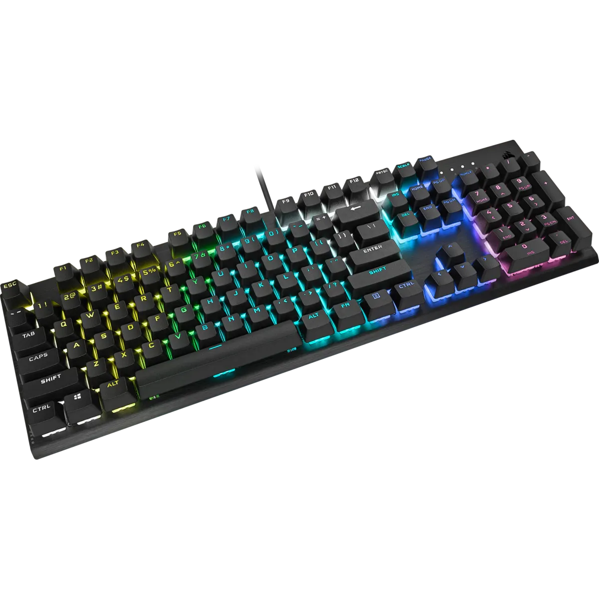 K60 RGB PRO SE Mechanical Gaming Keyboard - 100% CHERRY MV Mechanical Keyswitches - Black