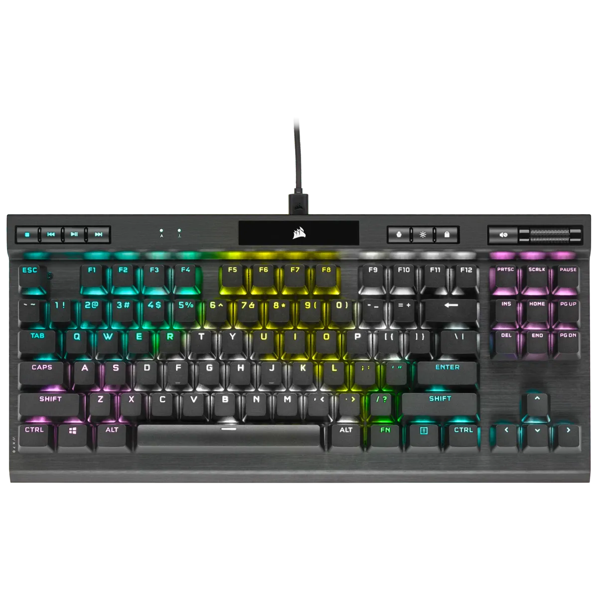 K70 RGB TKL Champion Series Mechanical Gaming Keyboard - CHERRY MX SPEED