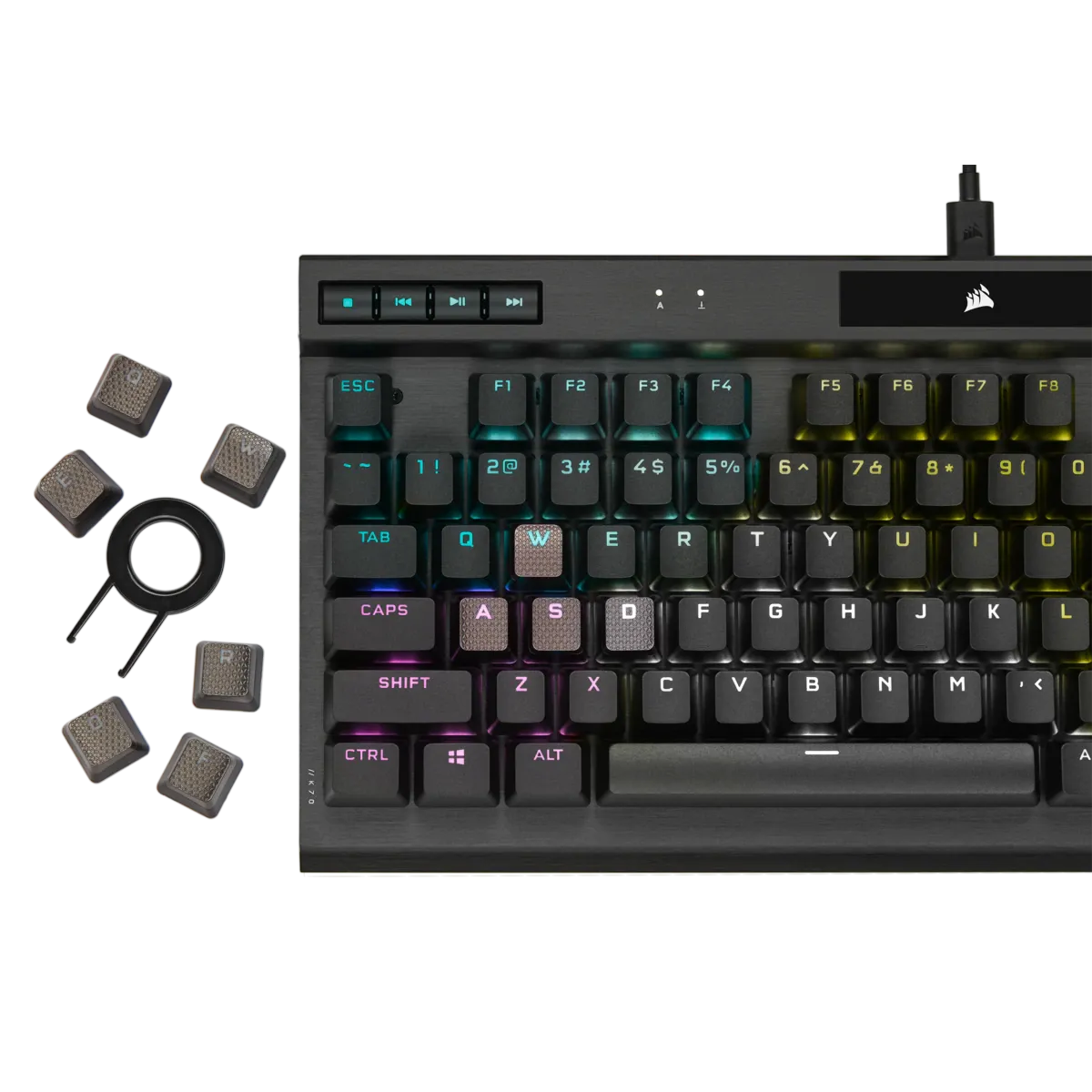 K70 RGB TKL Champion Series Mechanical Gaming Keyboard - CHERRY MX SPEED