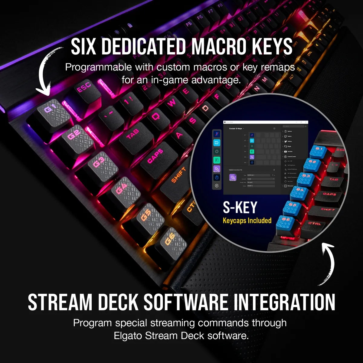 K95 RGB PLATINUM XT Mechanical Gaming Keyboard