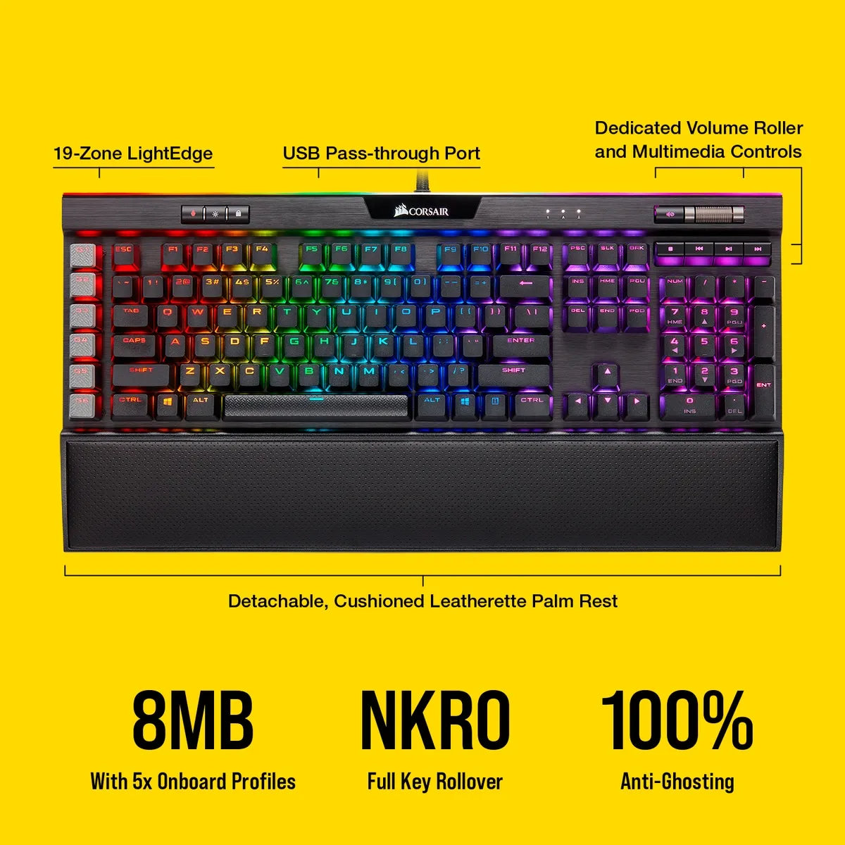 K95 RGB PLATINUM XT Mechanical Gaming Keyboard