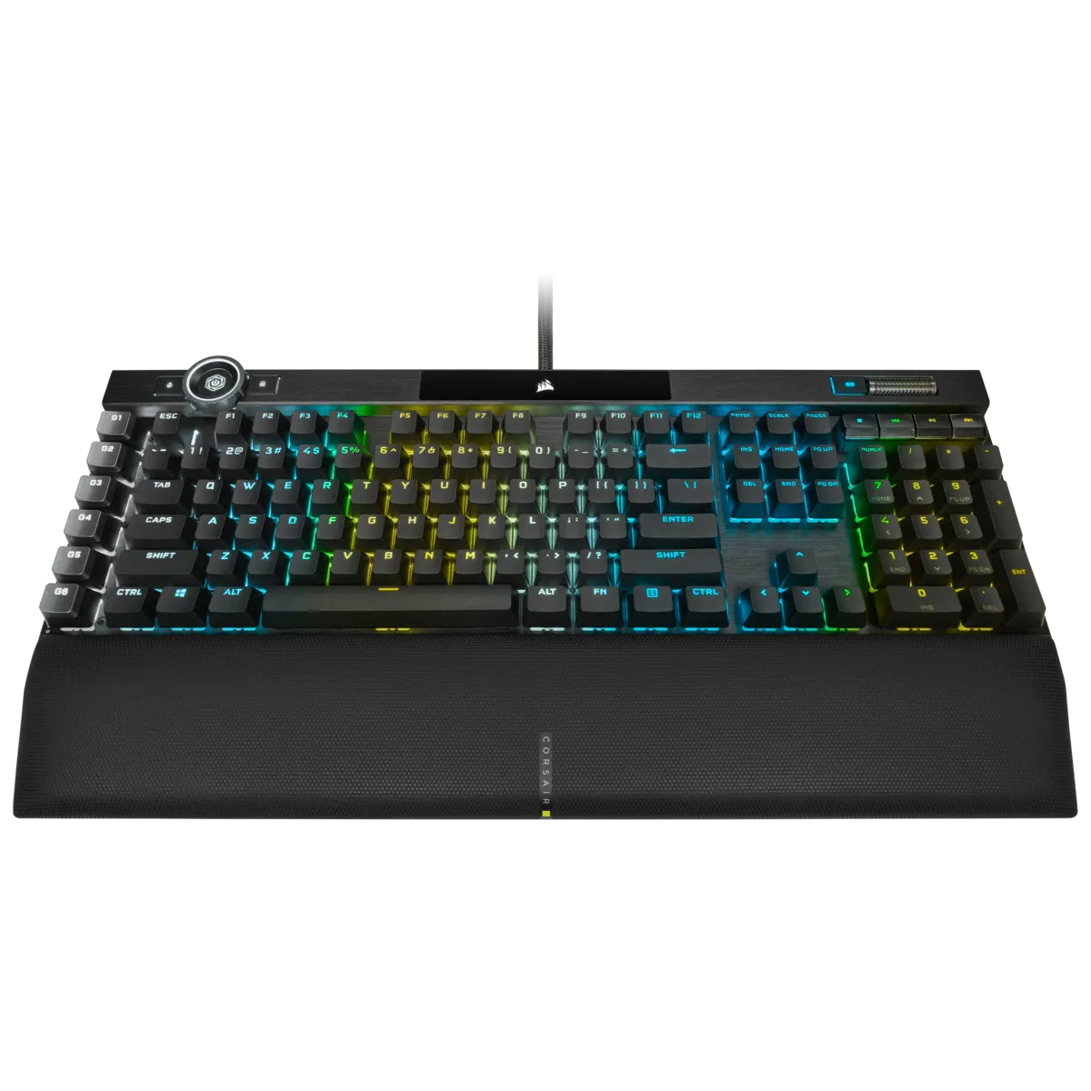 K100 RGB Optical-Mechanical Gaming Keyboard - CORSAIR OPX Switch - Black