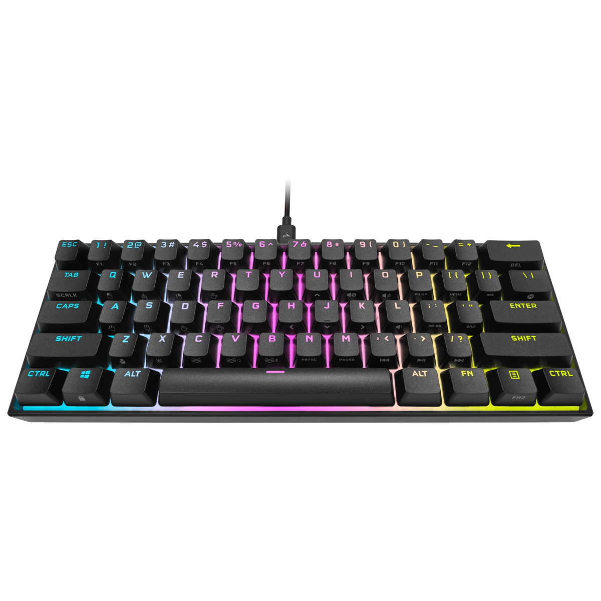 K65 RGB MINI 60% Mechanical Gaming Keyboard - CHERRY MX SPEED - Black