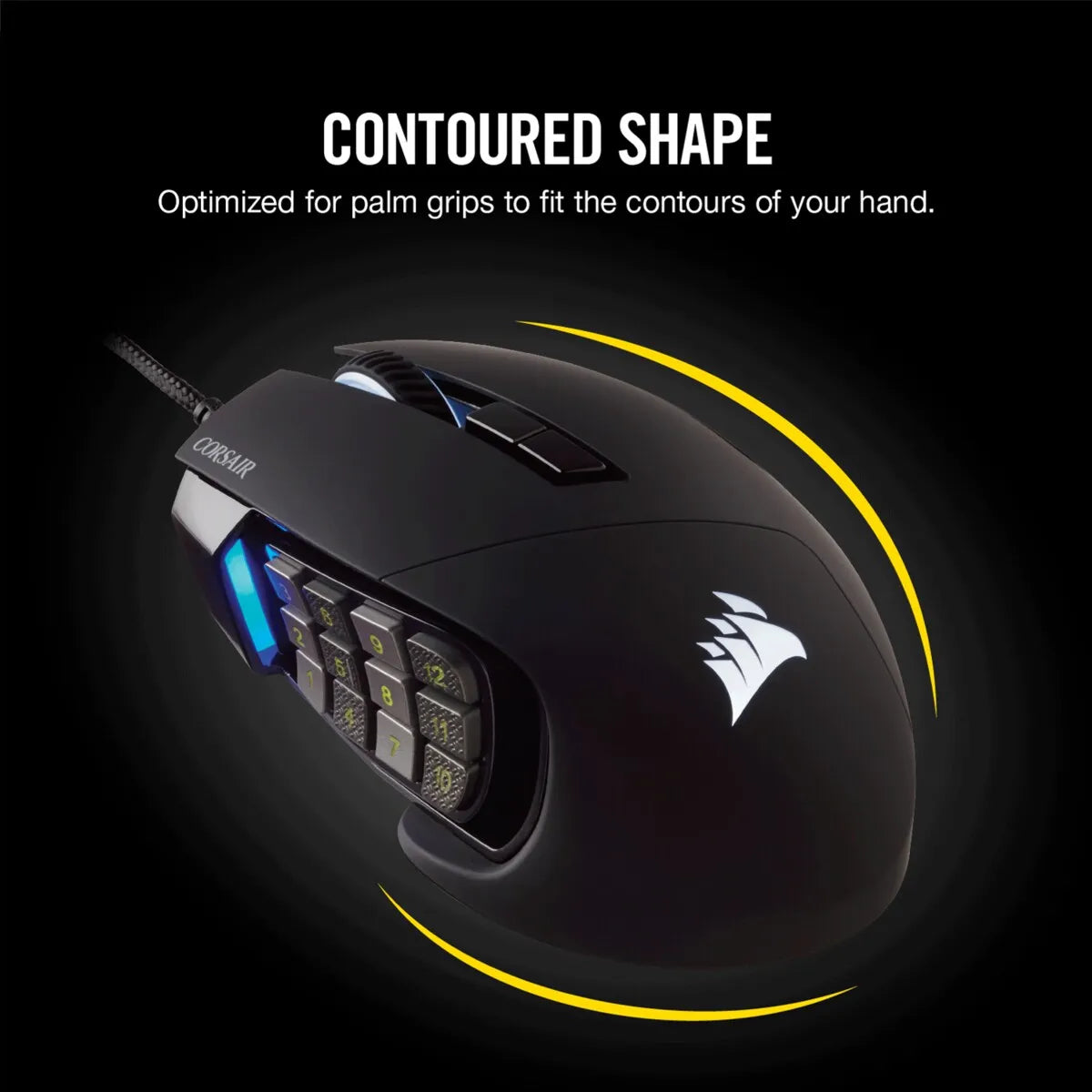 Scimitar Pro RGB Optical MOBA/MMO Gaming Mouse (AP)