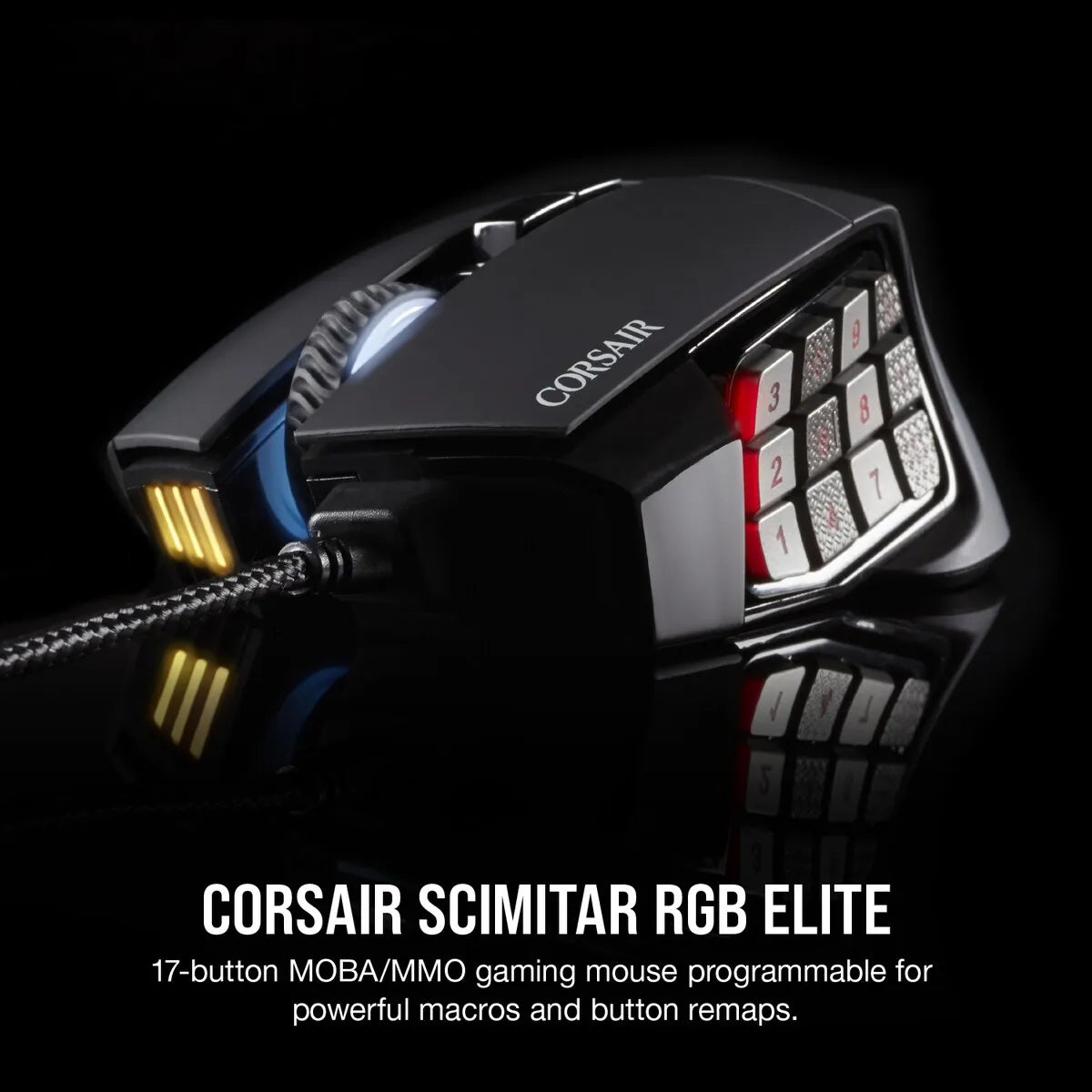 Scimitar RGB Elite Optical MOBA/MMO Gaming Mouse