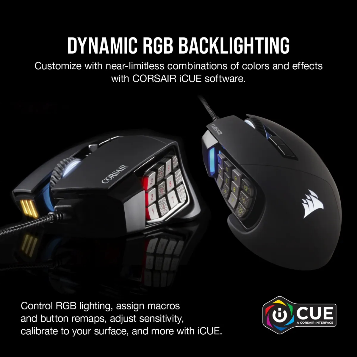 Scimitar RGB Elite Optical MOBA/MMO Gaming Mouse