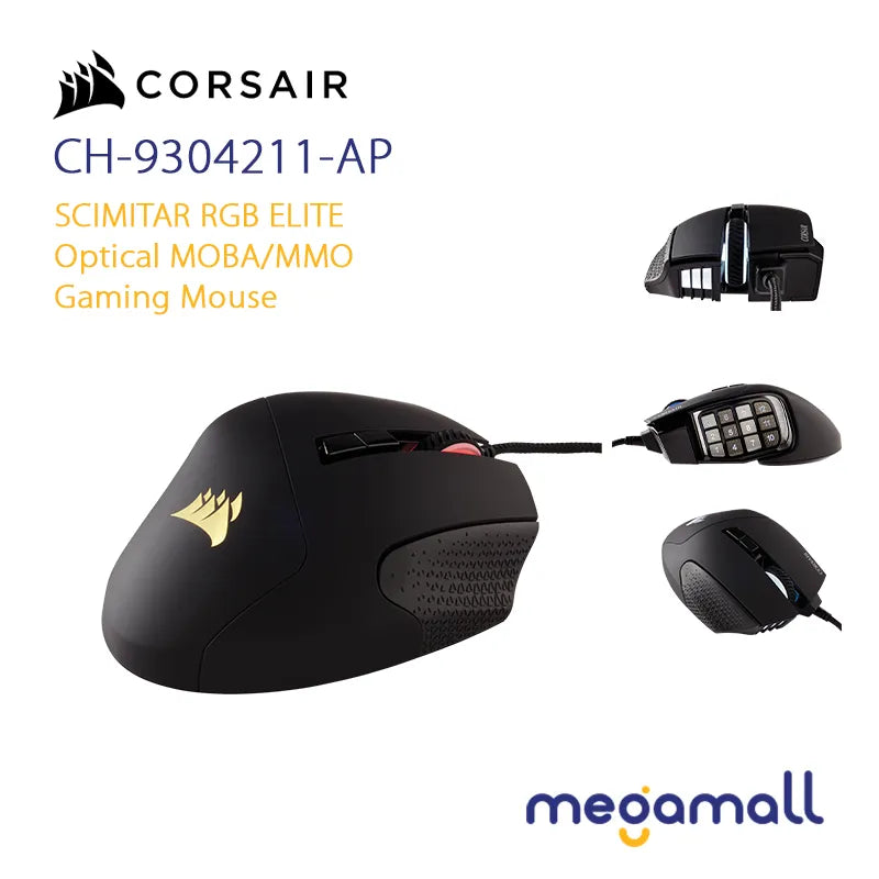 Scimitar RGB Elite Optical MOBA/MMO Gaming Mouse