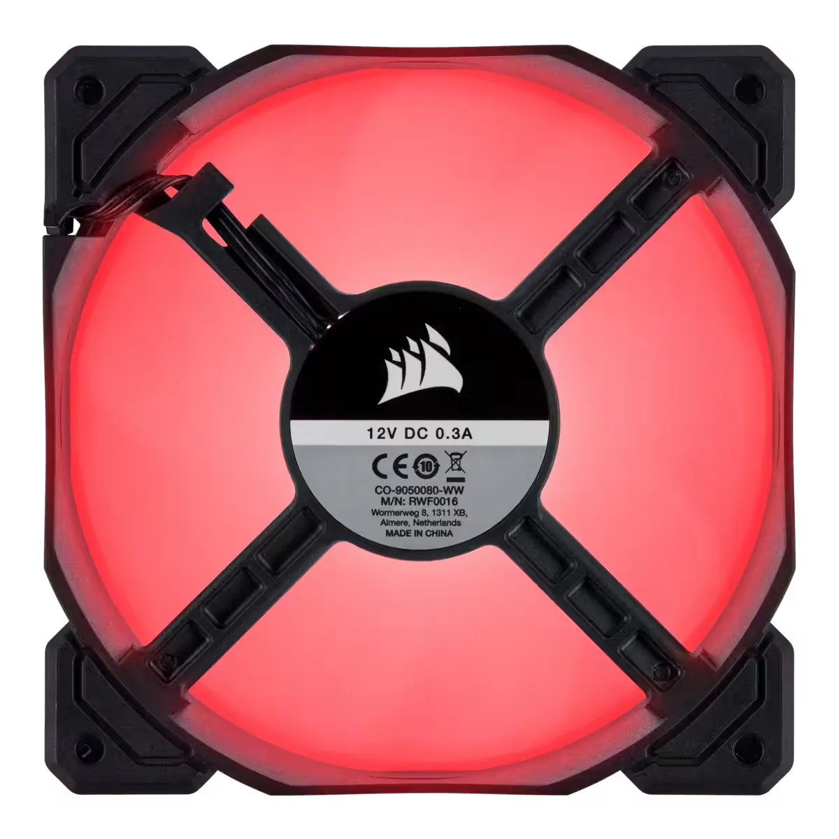 Air Series AF120 LED (2018) Red 120mm Fan Single Pack