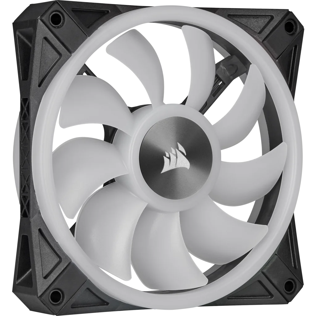 iCUE QL120 RGB 120mm PWM Triple Fan with Lighting Node CORE