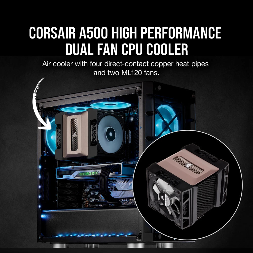 A500 Dual Fan CPU Cooler