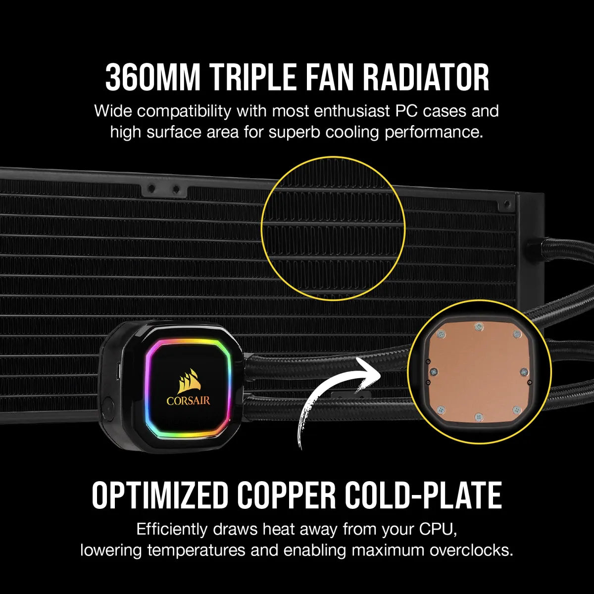 iCUE H150i RGB PRO XT Liquid CPU Cooler