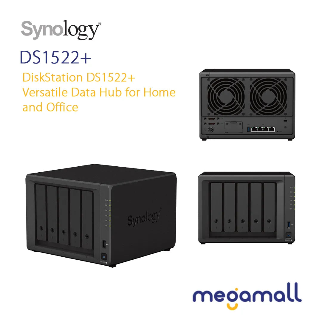 DiskStation DS1522+ - Versatile Data Hub for Home and Office