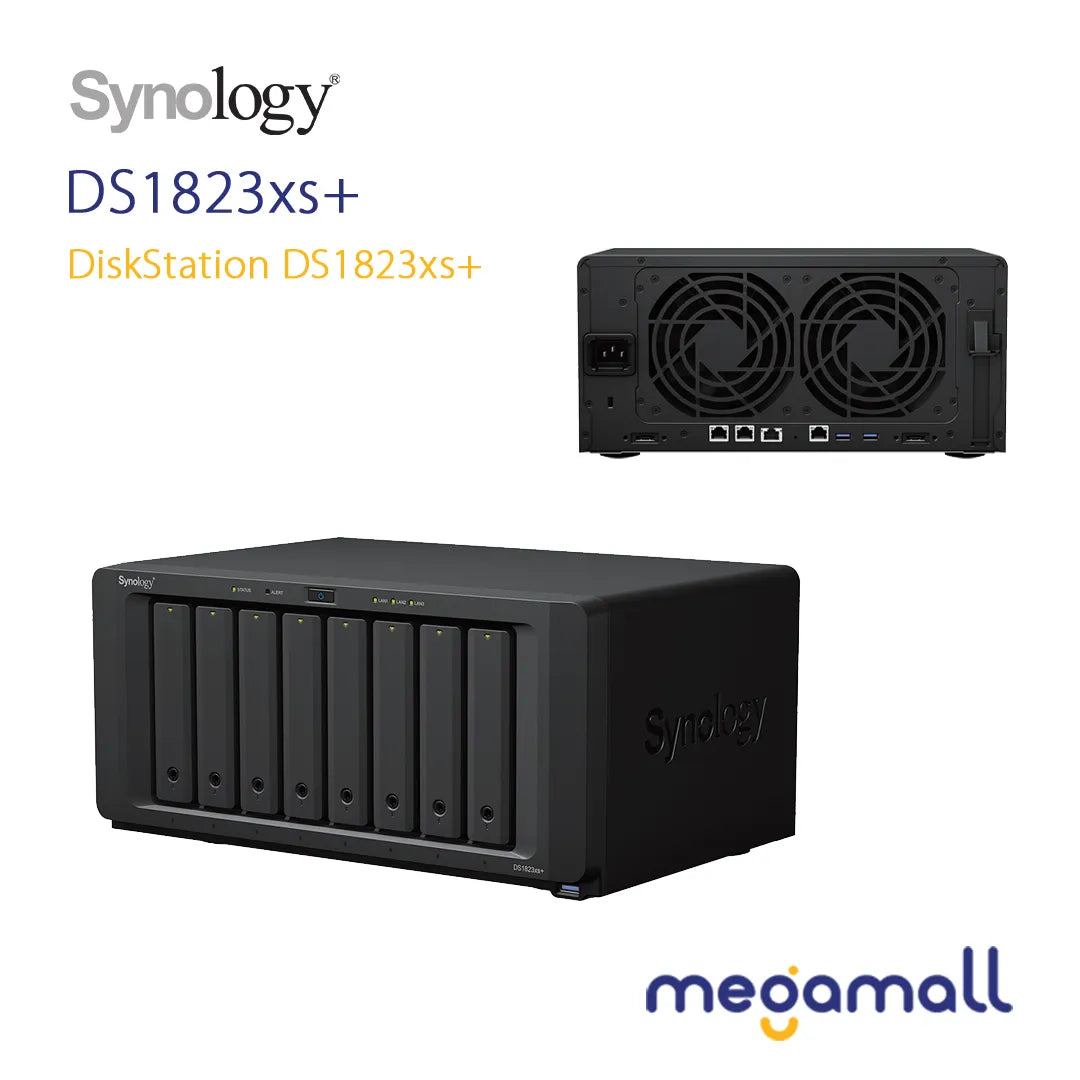 DiskStation DS1823xs+ - Flexible Large-scale Storage for Small and Medium-sized Businesses