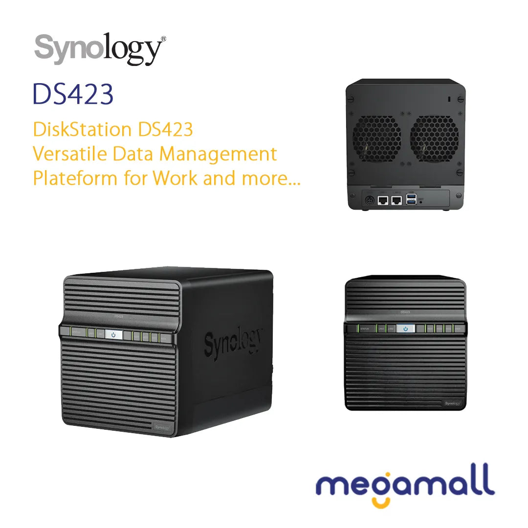 DiskStation DS423 - Versatile Data Management Platform for Work and more